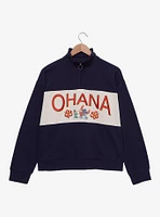 Disney Lilo & Stitch Ohana Surf's Up Women's Quarter Zip Sweatshirt — BoxLunch Exclusive