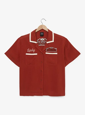 Disney Lady and the Tramp Tony's Restaurant Women's Plus Woven Button-Up — BoxLunch Exclusive