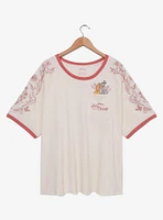 Disney Lady and the Tramp Floral Women's Plus T-Shirt — BoxLunch Exclusive
