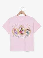 Disney Minnie Mouse & Friends Frame Portrait Women's Cropped T-Shirt