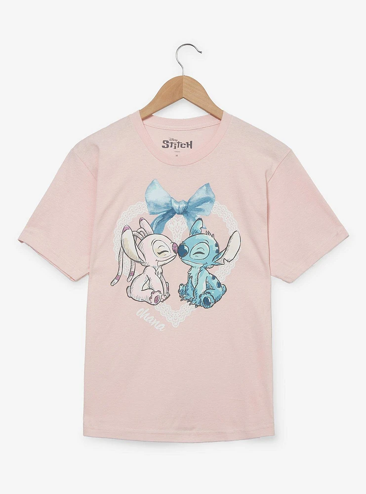 Disney Lilo & Stitch Angel Women's Cropped T-Shirt