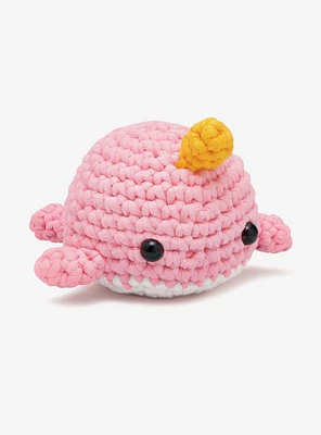 The Woobles Bjørn the Narwhal Pink Crochet Kit
