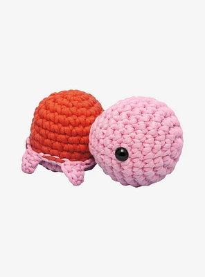 The Woobles Emilio the Turtle Valentine's Day Crochet Kit