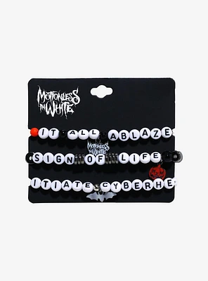 Motionless In White Beaded Bracelet Set