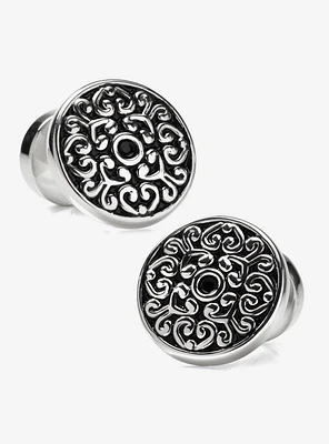 Antique Filigree Round Cufflinks