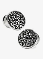 Antique Filigree Round Cufflinks