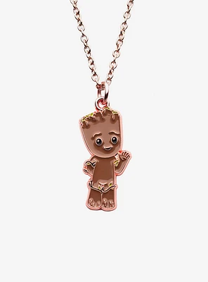 Marvel I Am Groot Chibi Groot Pendant Necklace