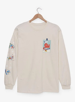 Disney Mickey & Friends Ski Pass Long Sleeve T-Shirt - BoxLunch Exclusive