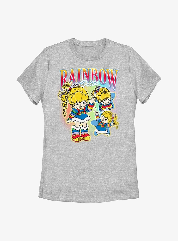 Rainbow Brite Y2K Womens T-Shirt