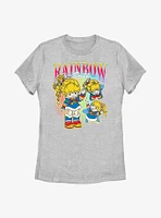 Rainbow Brite Y2K Womens T-Shirt