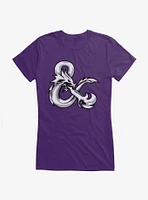 Dungeons & Dragons Chrome Ampersand Girls T-Shirt