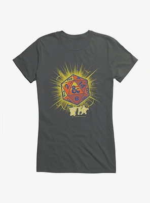 Dungeons & Dragons D20 Dice Asian Letters Girls T-Shirt