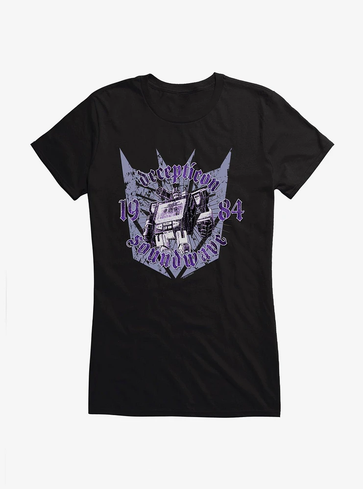 Transformers Decepticon Soundwave Girls T-Shirt