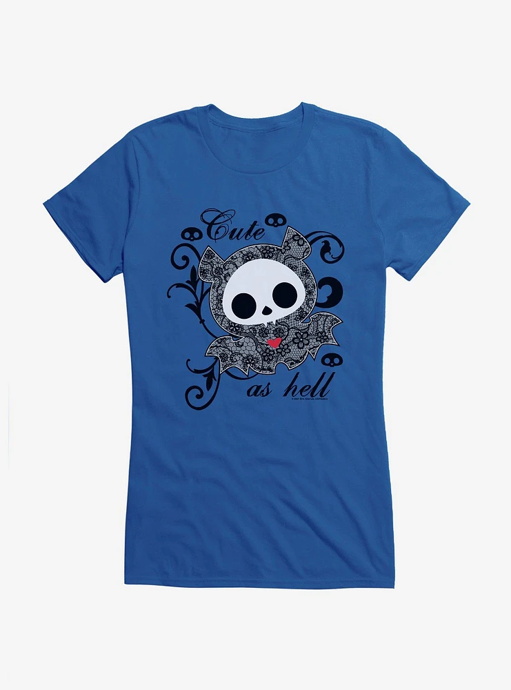 Skelanimals Cute As Hell Girls T-Shirt