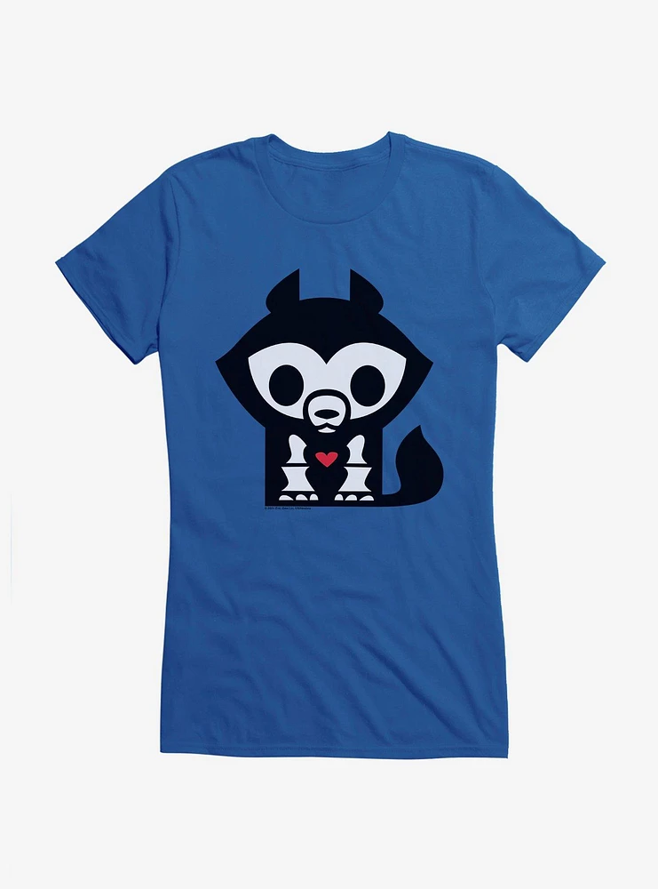 Skelanimals Jae The Wolf Girls T-Shirt