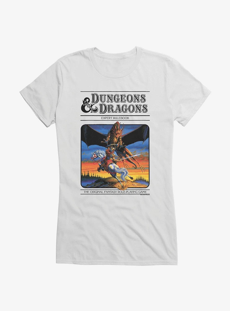 Dungeons & Dragons Vintage Expert Rulebook Girls T-Shirt