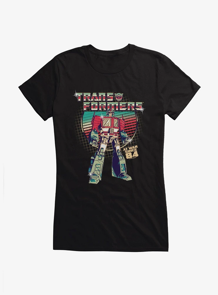 Transformers Optimus Prime At War Girls T-Shirt