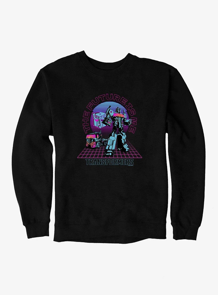 Transformers The Future Is Me Optimus Prime Sweatshirt