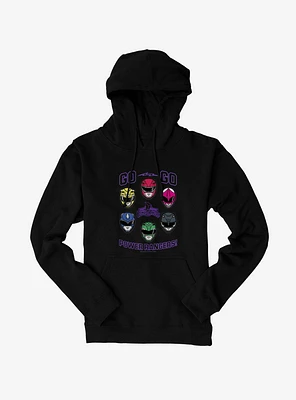 Mighty Morphin Power Rangers Go Helmets Hoodie