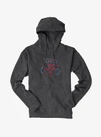 Magic The Gathering Rat Ninja Biker Logo Hoodie