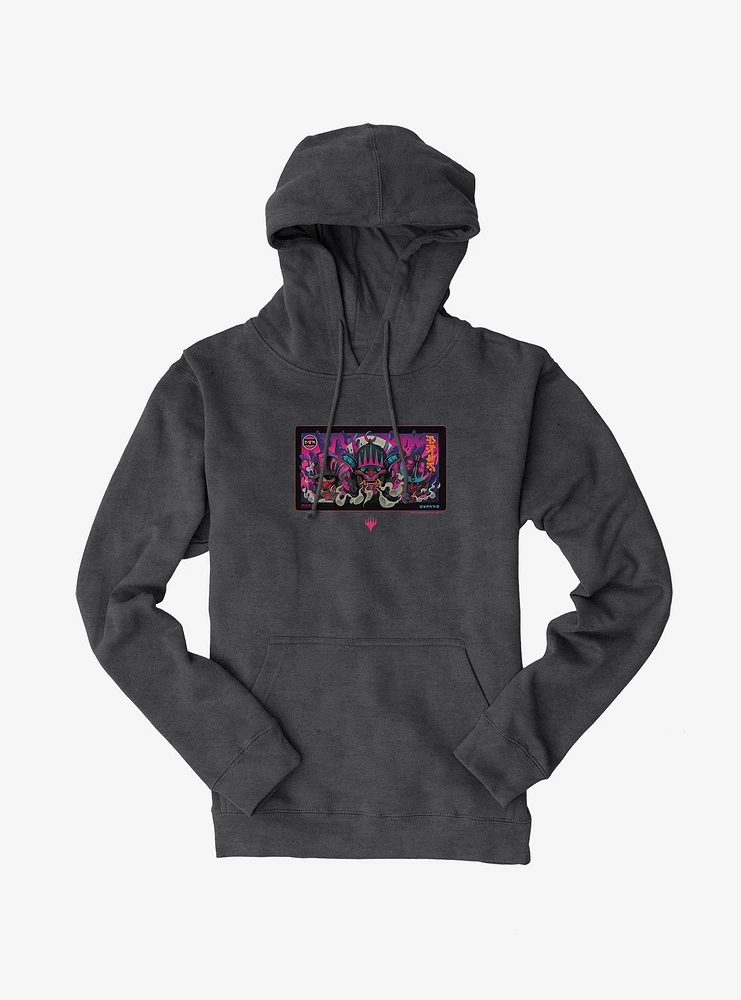 Magic The Gathering Neon Dynasty Samurai Hoodie