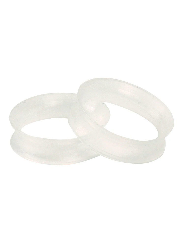 Kaos Softwear Clear Earskin Eyelet Plug 2 Pack