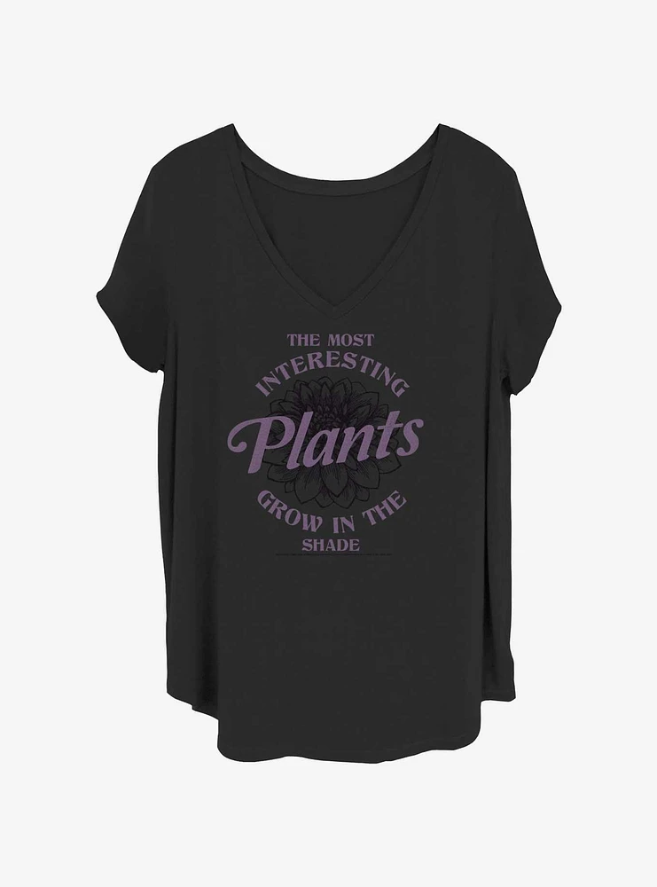 Wednesday Interesting Plants Grow the Shade Womens T-Shirt Plus