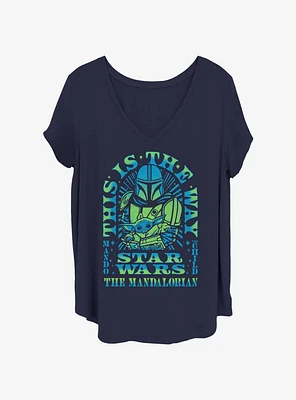 Star Wars The Mandalorian Boholorian Womens T-Shirt Plus