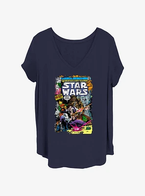 Star Wars Comic Womens T-Shirt Plus