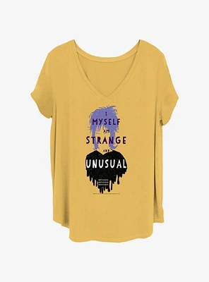 Beetlejuice I Myself Am Strange And Unusual Womens T-Shirt Plus