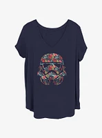 Star Wars Stormtrooper Tropical Womens T-Shirt Plus