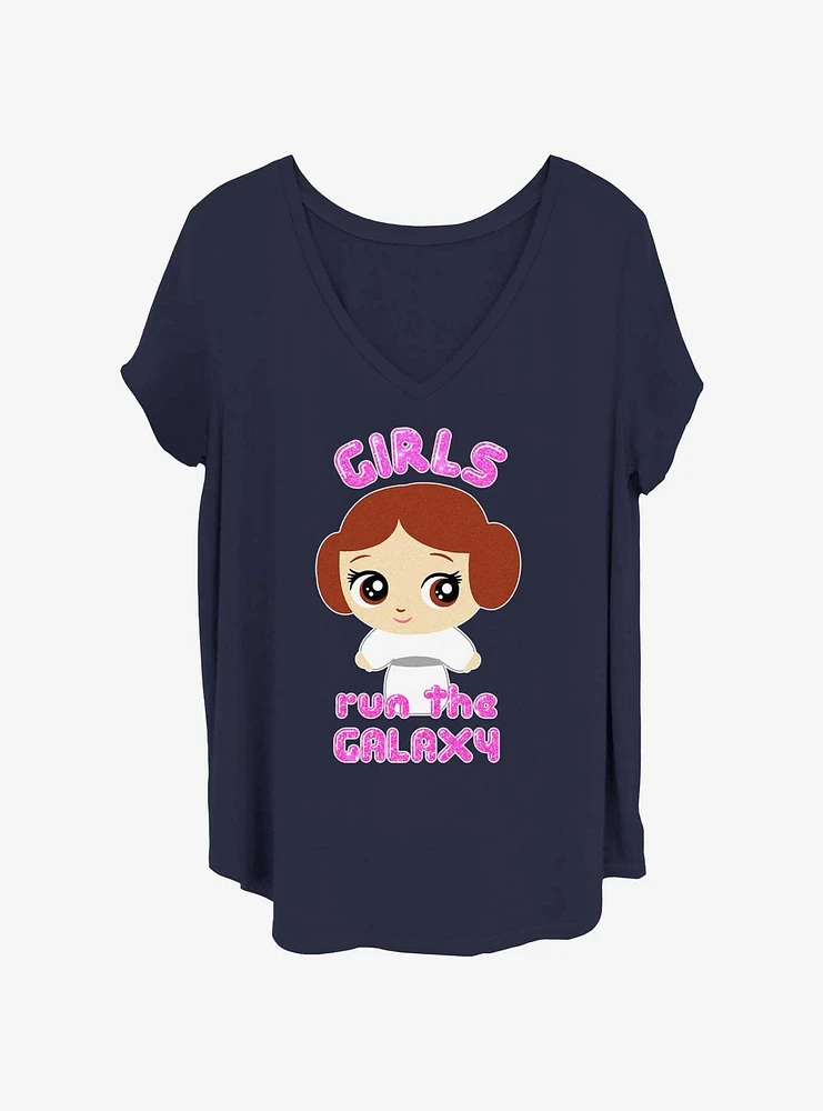 Star Wars Girl Galaxy Womens T-Shirt Plus