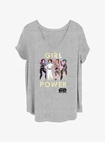 Star Wars Girl Power Womens T-Shirt Plus