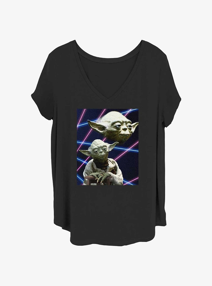 Star Wars Yoda Picture's Womens T-Shirt Plus