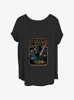 Star Wars Poster Womens T-Shirt Plus