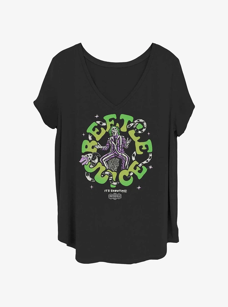 Beetlejuice Boho Juice Womens T-Shirt Plus