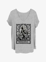 Beetlejuice Tarot Card Womens T-Shirt Plus