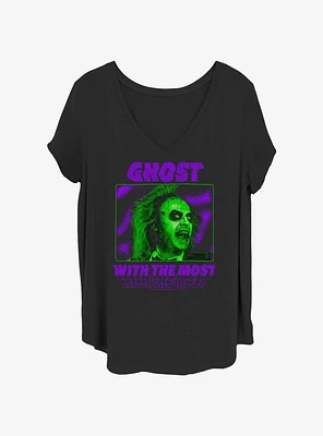 Beetlejuice Ghost Most Womens T-Shirt Plus