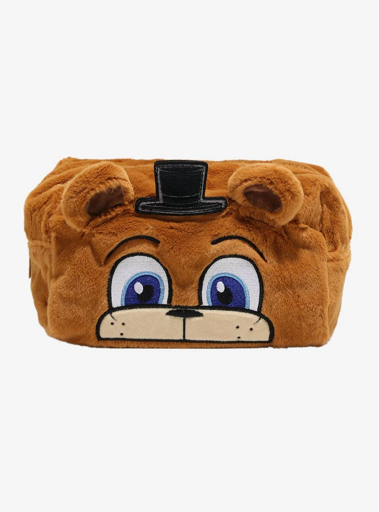 Five Nights At Freddy's Fuzzy Freddy Makeup Bag