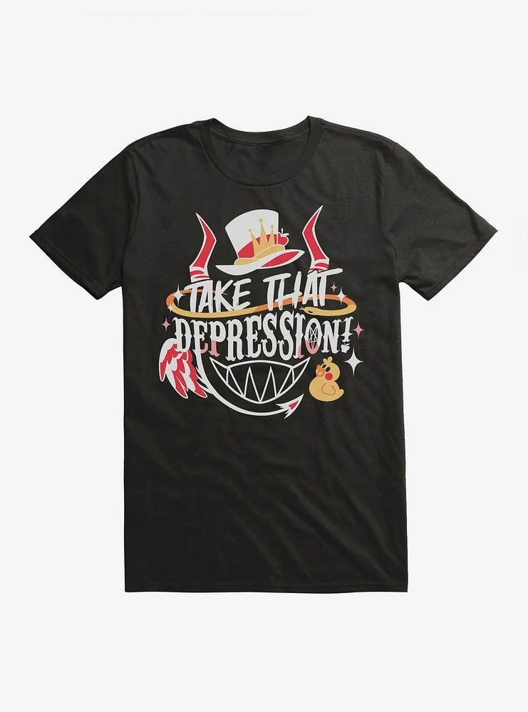 Hazbin Hotel Lucifer Take That Depression T-Shirt