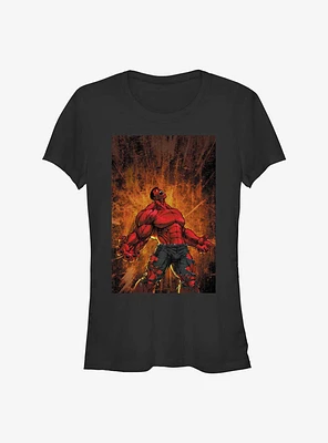 Hulk Red Fury Girls T-Shirt