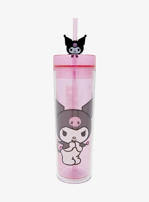 Kuromi Pink Acrylic Travel Cup