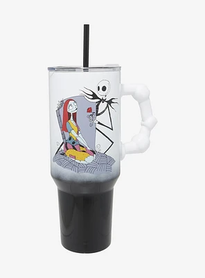 The Nightmare Before Christmas Jack & Sally Steel Travel Cup