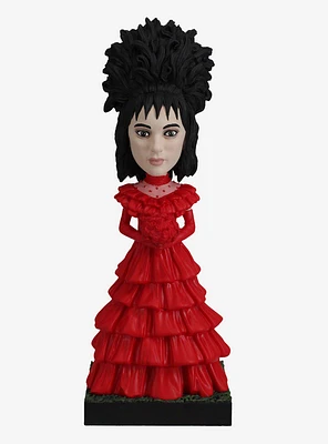 Royal Bobbles Beetlejuice Lydia Deetz Red Wedding Dress Bobblehead