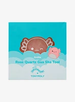 Squishmallows X TONYMOLY Archie Rose Quartz Gua Sha Tool