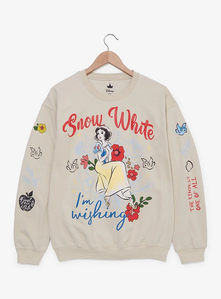 Disney Snow White and the Seven Dwarfs Doodle Icons Women's Crewneck