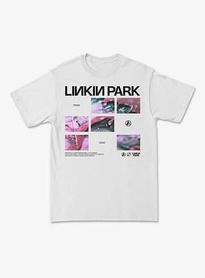 Linkin Park From Zero Album Art Grid Relaxed Fit Girls T-Shirt