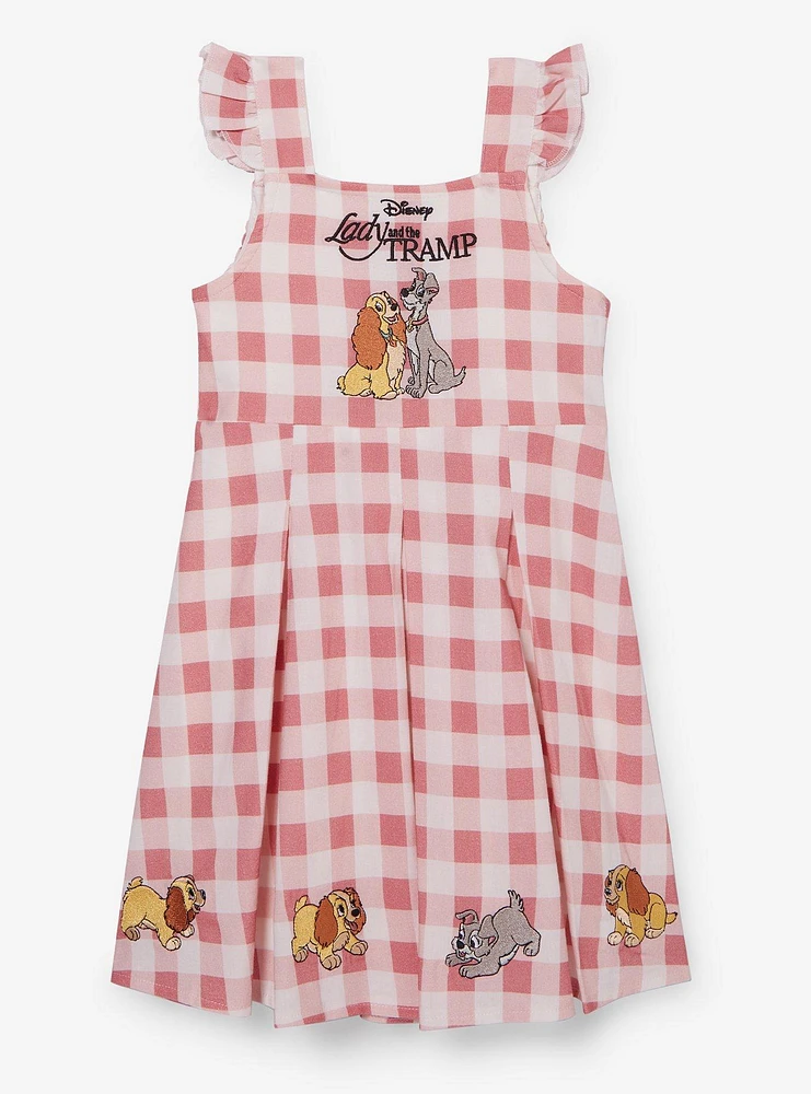 Disney Lady and the Tramp Gingham Pleated Toddler Dress — BoxLunch Exclusive