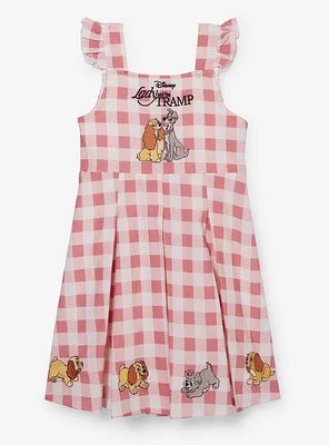 Disney Lady and the Tramp Gingham Pleated Toddler Dress — BoxLunch Exclusive