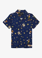Disney A Goofy Moovie Alphabet Soup Allover Print Toddler Woven Button-Up - BoxLunch Exclusive